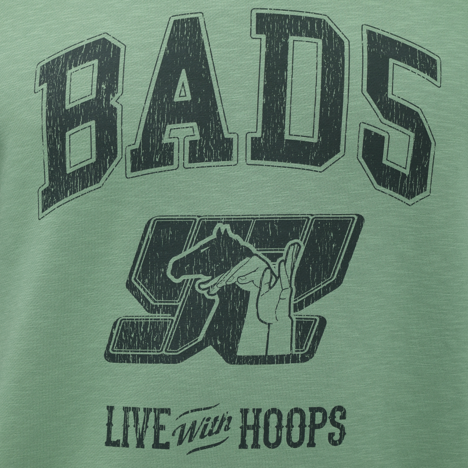 AWDW035-7 Толстовка Badfive Culture зеленый